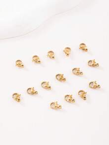 10/20 Pcs/Set Stainless Steel Lobster Clasps, Durable DIY Jewelry Making Accessories For Necklace Bracelet Anklet Repair & Craft - Multicolor - View 7