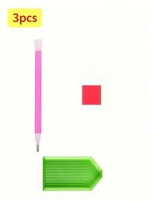 Diamond Painting Tool Set, 3 Different Sizes Of Diamond Painting Pens, Professional Embroidery Handcraft, Suitable For Art Painting, Portable Diamond Sticker Craft Tool Kit, Ideal Choice For Hobbyists - A - View 15