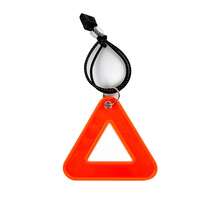 1pc Multicolor Optional Bicycle Seat Reflective Triangle Sign, Hanging Cycling Reflective Plate, Night Riding Warning Sign - A - View 8