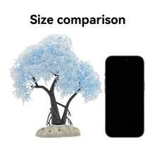 16-25cm Realistic Pink Ceramic Bonsai Tree, Suitable For Aquarium Decor, Terrarium, Indoor Use - Multicolor - View 7