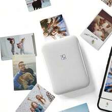 HPRT MT53 Mini 3-Inch Adhesive Photo Paper | Inkless Printing Technology | Scrapbook Collage/Phone Case Decoration/Gift Message Sticker | Pocket Size Portable | Create Exclusive Instant Photo Style - View 3