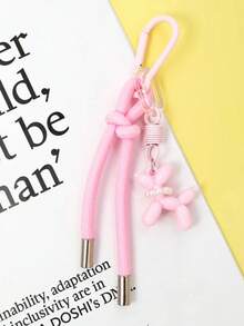 Kawaii Bubble Dog Lanyard Keychain Resin Pendant Charm For Bag Purse Phone Strap Cute Gift For Best Friend - Multicolor - View 5