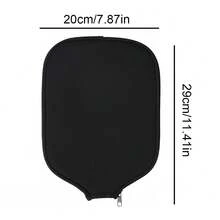 2pcs Pickleball Paddle Cover Set, Durable Neoprene Universal Paddle Protector, Anti-Scratch Paddle Cover - Black - View 2