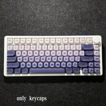 120+ Purple Foundation Liquid Keycaps, PC+ABS Material, HOA Height, Gradient Purple Keycaps, Compatible With Cherry/Gateron MX Switches, Suitable For Gifts And Personal Use, Hot-Swappable Keycaps, Personalized Keycaps, Keyboard DIY, Customized Keycaps, Desktop Matching - View 5