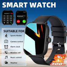 1pc Unisex HD Touch Screen Comfortable Silicone Strap Smart Watch With Message Notification, Fitness Tracker, Calorie & Distance Tracking, Music Control, Remote Camera, Compatible With Smartphone, Sports Style, Suitable For Father's Day And Daily Wear - Multicolor - View 13