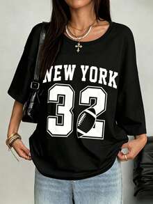 Women T-Shirts - 黑色 - 查看 3