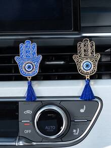 Fashion Evil Eye Palm Air Vent Decor - Multicolor - View 4