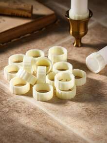 5/1pc Silicone Candle Holder With Non-Slip Base, Anti-Drip Guard Ring, Candle Base Ring, Candle Protection Ring, Stabilizer Ring, Anti-Wax Splash, Flexible Desktop Stabilizer Ring, Suitable For Long Candles, Home, Christmas, Holiday Use - Multiple Styles - View 7