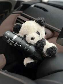 Car Interior Gear Shift Lever Decoration, Fashion Creative Women's Gear Shift Decor, Can Be Installed On Gear Shift Lever, Turn Signal Lever Or Wiper Lever, Soft Panda Decoration, Easy To Install, Suitable For Most Car Models - A - View 11