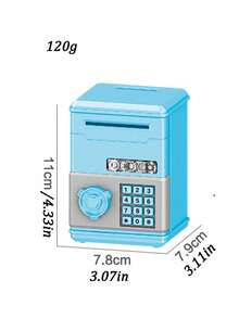 Money Box, Coin Storage Box, ATM Shaped Money Box, Unique Design, Mini ATM Savings Box Gift, Fashionable Cash, Large Capacity Savings Jar, Gift, Budget Wallet, Cash Drawer, Money Box, Coin Box, Financial Assistant, Cash Counter, Home Decor, Holiday, Summer Vacation, Party, Birthday Gift (Password Cannot Be Pressed And Entered, Not Automatic) - Multicolor - View 7