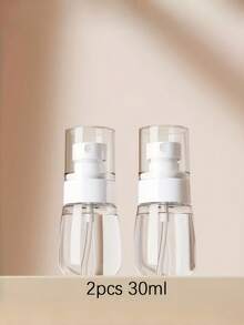 2 piezas Botellas de recarga de perfume, diseño minimalista transparente, múltiples colores disponibles, a prueba de fugas y duraderas, adecuadas para perfume, colonia, aceite esencial, esenciales para el trabajo, viajes y talla grande - Multicolor - Ver 7