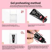 One-Piece Gel Manicure Enhancement Set, Including Sliding Nail Polish, Double-Layer Nails, And Nail Clips. Suitable For Multi-Layer Gel Manicure Sets, It Is Ideal For Beginners To Use And Allows You To Experience Doing Your Own Manicure At Home. - Multicolor - View 3