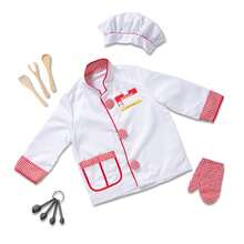 Melissa & Doug Chef Costume Set, Role Play Dress Up Toy (8 Pieces), Includes Chef Jacket, Hat And Accessories, Suitable For Children 3 Years And Up - Chef Costume - View 9