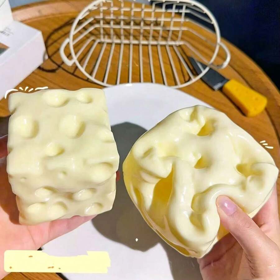 1 pieza Juguete antiestrés con aroma a leche dulce de TPR suave y esponjoso con forma de dumpling, adorno de descompresión divertido y lindo, regalo práctico y de moda, adecuado para cumpleaños, Pascua, Halloween, Navidad y varios regalos de fiesta - Multicolor - Ver 1
