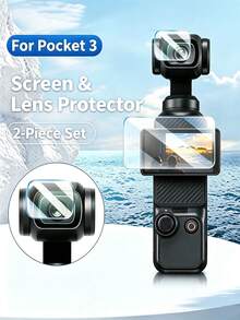 2組相機玻璃螢幕保護貼，相容 Osmo Pocket 2 & Pocket 3，每組2片 - 查看 9