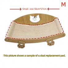Cat Bed Integrated Sisal Woven Scratching Nest, Scratch-Resistant No-Shedding Sofa Cat Claw Nest, Anti-Scratch Cat Lounger, Pet Home Toy - Multiple Specifications - View 4