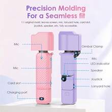 Compatible With DJI Osmo Pocket 4, Silicone Protective Case, Gimbal Protective Cover, Lens Protective Film, Anti-Scratch Protective Cover, Anti-Collision Protective Cover, Soft Silicone Protection, Dust-Proof Accessories, Camera Shell Accessories - View 4