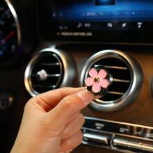 2入車用黏貼式迷你掛鉤 花朵造型收納掛鉤 適用儀表板收納與居家使用 可掛包包、鑰匙及其他內裝飾配件 - A - 查看 9