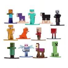 Jada Toys Nano Metalfigs Mini Figure Collection, Random Style Die-Cast Game Characters, Steve Alex Creeper Zombie Skeleton And More Figures, Gaming Room Desktop Decoration, Character Collection Gift For Fans - Random 1 Pack - View 5