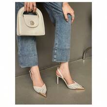 Women Heeled Sandals - 杏色 - 查看 3