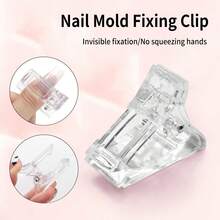 1pc Gel Nail Enhancement Set, Includes Sliding Nail Polish, Double Layer Nail Tips And Nail Clips, Suitable For Multi-Layer Gel Nails, Perfect For Beginners To Experience DIY Nail Art At Home - Multicolor - View 8