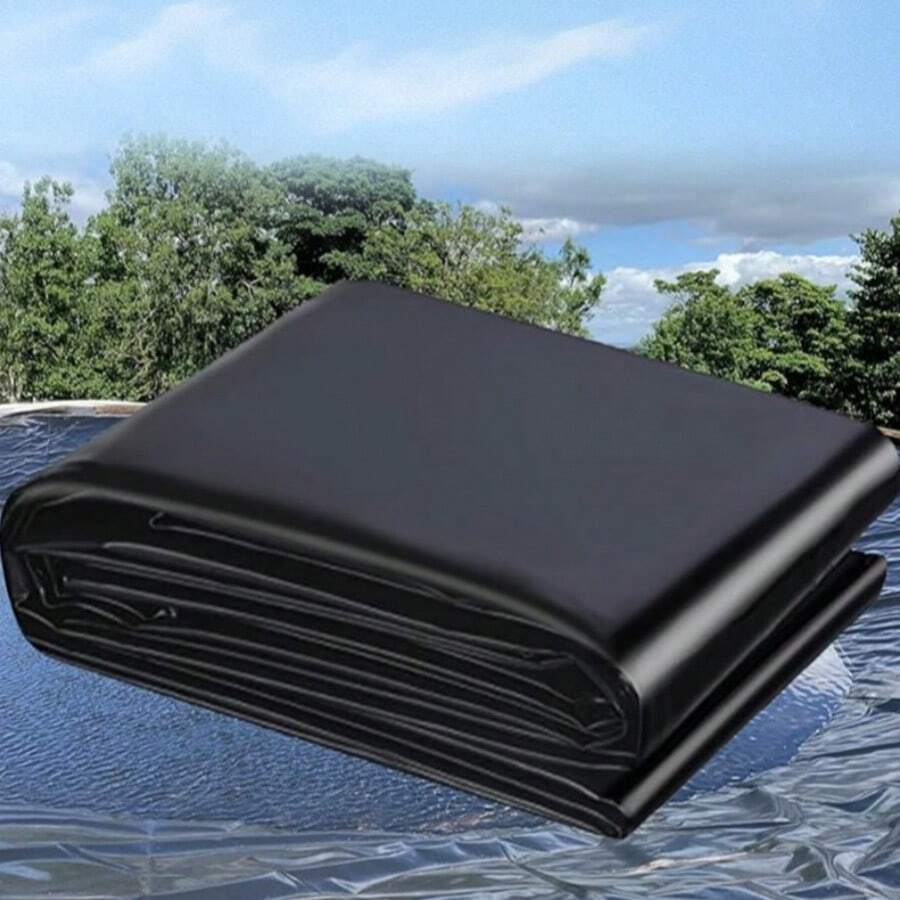 PALUDO PVC Fish Pond Liner, Durable Black Soft Preformed Pond Liner, Suitable For Fish Pond, Waterfall, Garden Fountain, Backyard Waterfall - 1 Piece Of Leak-proof Membrane - View 1