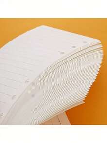 1pc/2pcs A4 A5 A6 A7 Refill Ruled Paper, White/Brown Replaceable Paper, Suitable For 5x7 Inch Notebook Inner Pages, 80 Sheets Ruled Paper (Please Confirm If It Fits Your Notebook Before Purchase) - Refill Paper - View 2