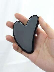 Natural Jade Gua Sha Massage Board, Rose Quartz Gua Sha Board, Jade Facial Massage Tool, Suitable For Facial, Neck, Back And Body Gua Sha Massage - Multicolor - View 11