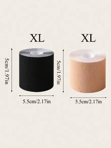 1/2pcs Breast Lift Tape,Invisible Self-Adhesive Disposable Tape, Elastic Sports Tape - Breathable Lifting Breast Tape, Suitable For A-F Cup Sizes - Multicolor - View 20