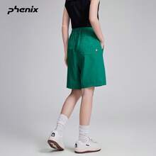 Phenix Phoenix Casual Solid Color Shorts Unisex 2026SS New Antibacterial Comfortable Breathable Sports Pants - Emerald Green - View 5