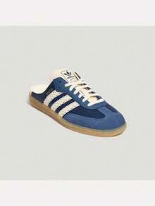 Adidas Originals Unisex SAMBA OG MULE W Sports Casual Mule Shoes HP5053 - Navy Blue - View 2