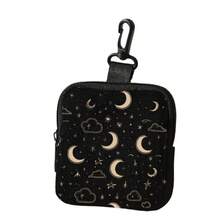 Nuevo Monedero Ligero con Estampado de Libélula y Corazón, Bolsa para Auriculares, Cartera Duradera y Portátil, Regalo para Amigos UIPH - Astral - Ver 1