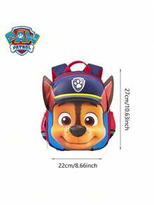 Viacom 1pc Paw Patrol Skye & Chase Dual Character Backpack, Adjustable Shoulder Strap Student School Bag, Large Capacity Book Storage Bag, Suitable For Back To School, Daily Commute, Party Gathering Gift, For Classmates, Family, Fans Collection - Multicolor - View 9
