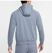 NIKE Dri-FIT Men's Versatile Lightweight Comfortable Hooded Casual Sports Training Running Jacket FZ0968-065 - Dusty Blue - View 2