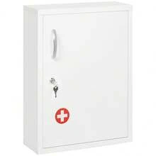 Bathroom Vanities & Medicine Cabinets - 白色 + 鋼鐵 - 查看 1
