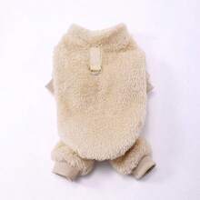 1pc Plush Fleece Pet Jumpsuit Four-Legged Clothing Dogs Clothes Autumn/Winter Windproof Warm Outfit Suitable For Puppy Small Dogs - Multicolor - View 22