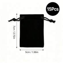 Velvet Jewelry Drawstring Bags, Soft Gift Pouches Suitable For Rings, Necklaces, Bracelets, Multi-Color - Multicolor - View 15