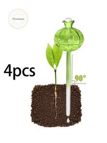 2/4/8pcs Cactus-Shaped Automatic Watering Spikes, Automatic Slow-Release Plant Watering System, Automatic Watering System, Indoor/Outdoor Gardening Tools, PVC Material, Automatic Watering Device, Drip Irrigation, No Electricity Required, Suitable For Succulents And Fresh Flowers, Plastic Watering Balls, Large Capacity, Narrow Mouth Design Extends Watering Time, Essential For Indoor/Outdoor Potted Plants In Spring And Summer - White - View 14