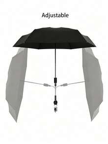 360° Rotatable UPF 50+ Sunshade Bendable Arm Clip-On Handle Stroller Umbrella Essentials For Summer Sun Protection Suitable For Bicycle Wheelchair And More Beach Umbrella Suitable For Camping Fishing Outdoor Chairs - Multicolor - View 8