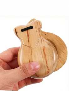 Spanish Flamenco Castanets With Hanging Rope For Easy Operation And Practice, Traditional Wooden Hand Drum, Adult Musical Instrument, Spanish Souvenir Gift, Beginner Musical Instrument, Adult Beginner Dance Performance Practice Instrument, Orff Percussion Instrument, Suitable For Dance Performance And Music Teaching, Suitable For Dancer Party, Ballroom Entertainment, Young Musicians - Multicolor - View 3