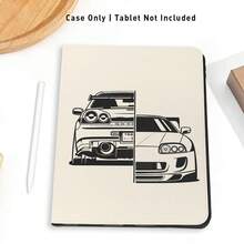跑車 UV 印刷平面圖案，相容於華為保護殼 /Matepad 11.5 2025/Matepad SE 11吋/榮耀平板保護殼/Honor9/10/X8A/ Pad SE 11吋(2023)/ Pad 2/ A9 等./ 11代 A16 保護殼 - 款式6 - 查看 6