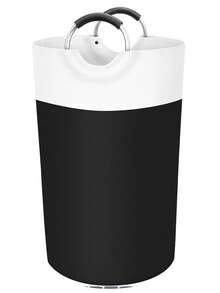 Extra Large High Quality Laundry Basket With Soft Padded Handles - Fabric Laundry Hamper, Foldable Round Basket, Suitable For Various Room Types, Casual Style Clothes Storage Box, Laundry Accessories, Laundry Basket, Space Saving - View 14