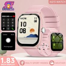 300mAh Unisex Kids Soft Silicone Strap Smart Watch, Large Touch Screen, Camera Control, Stopwatch, Calendar, Sporty Style Children Smartwatch, Daily Wear, Halloween Gift - Multicolor - View 15