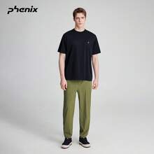 +Phenix Phoenix Sun Protection Cooling Straight Leg Pants 2026SS Celana Panjang Longgar Kasual Tenun Bernapas - hijau lumut - View 3