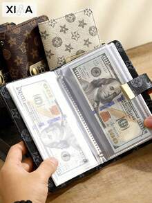 A6 Lockable Notebook, 50 Sheets/100 Pages - Waterproof, Magnetic, Legal Size, Blank - Budget Tracking, Cash Diary, Financial Planning, Password Protected Savings Challenge Notebook, Savings Plan, Bi-Weekly Savings Plan, 10,000 Savings Plan, Savings Strategy, Back To School - Multicolor - View 1