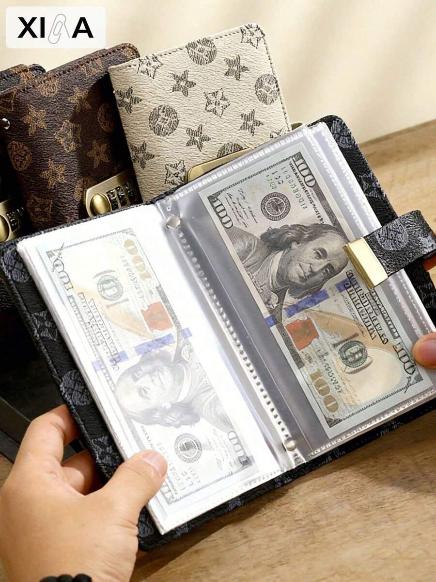A6 Lockable Notebook, 50 Sheets/100 Pages - Waterproof, Magnetic, Legal Size, Blank - Budget Tracking, Cash Diary, Financial Planning, Password Protected Savings Challenge Notebook, Savings Plan, Bi-Weekly Savings Plan, 10,000 Savings Plan, Savings Strategy, Back To School - Multicolor - View 1