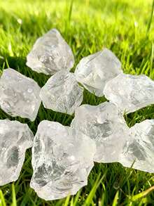 Clear Rock Quartz Tumbled Polished Stones | For Healing Crystal, Wicca Witchcraft And Home Decor, Chakra Reiki, For Jewely Making, DIY Crafts, Meditation Crystal Grids - Multi-color - View 7