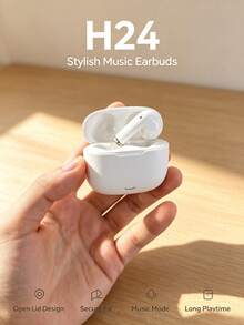 Earbud TWS Bluetooth Nirkabel dengan Peredam Kebisingan, Kualitas Suara Stereo HiFi, Casing Pengisian Daya Nirkabel, Desain In-Ear Tahan Air, Cocok untuk Perjalanan, Kebugaran, Aktivitas Luar Ruangan, dan Penggunaan Sehari-hari - A - View 3