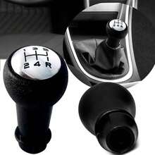 Manopla Cambio Preto Cromado Peugeot 206 207 306 307 308 C3 - A - Visão 6