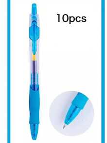 Retractable Gel Ink Ballpoint Pen Set Black/Red/Blue Ink Ballpoint Pens Black Exam Use Suitable For School, Office And Home Business Back To School - Sets - View 12